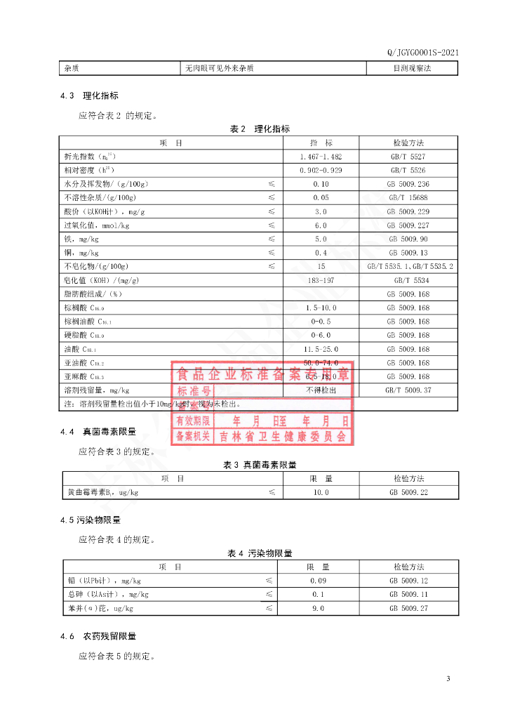 Q/JGYG 0001S-2021 标准预览