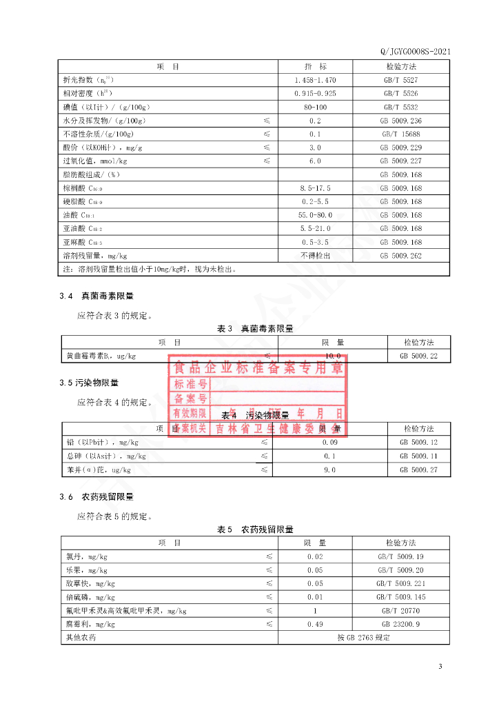 Q/JGYG 0008S-2021 标准预览