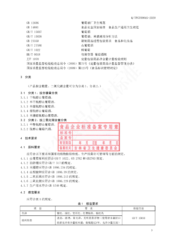 Q/TPGY 0004S-2020 标准预览