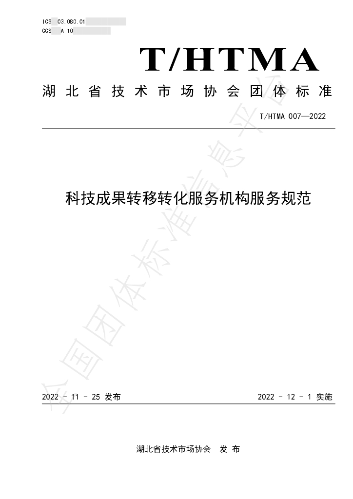T/HTMA 007-2022 标准预览