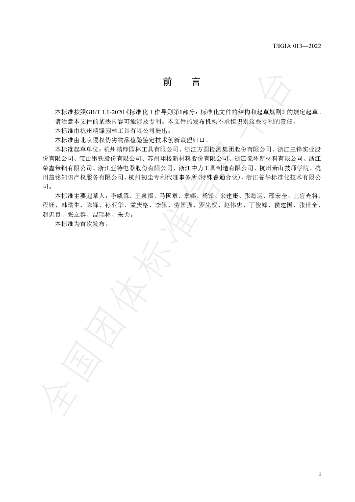 T/IGIA 013-2022 标准预览