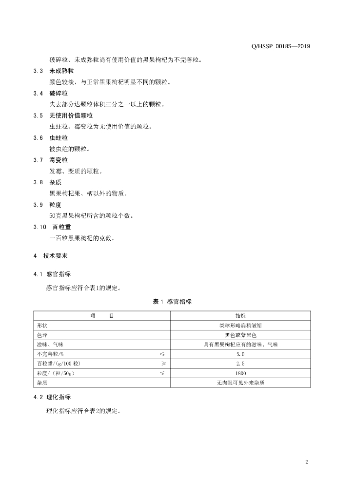 Q/HSSP 0018S-2019 标准预览