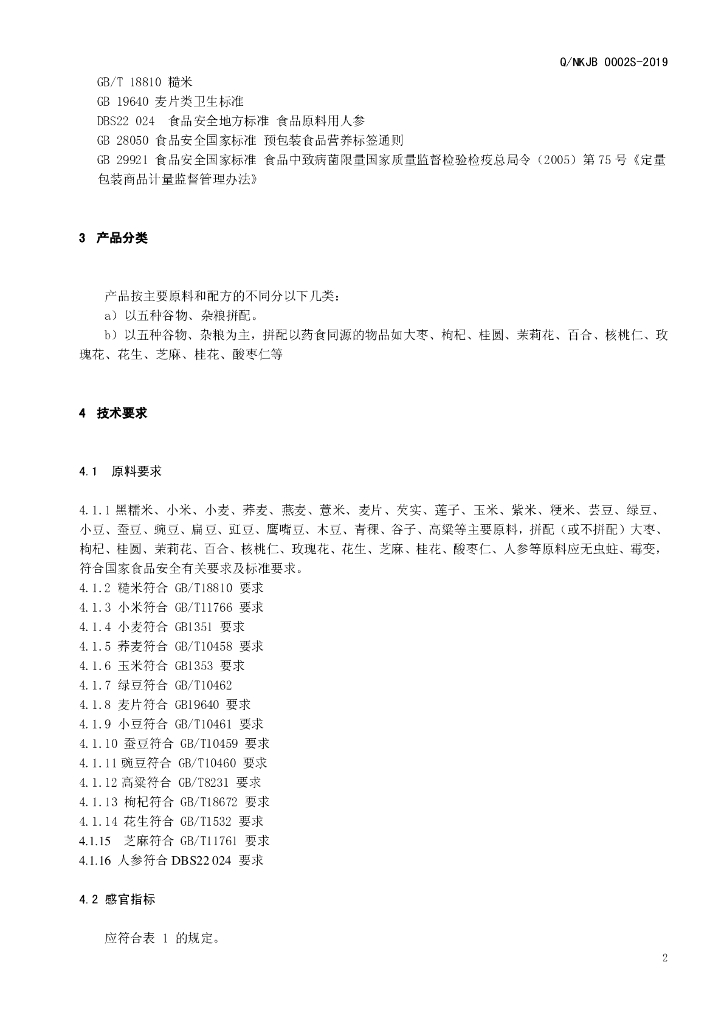 Q/NKJB 0002S-2019 标准预览