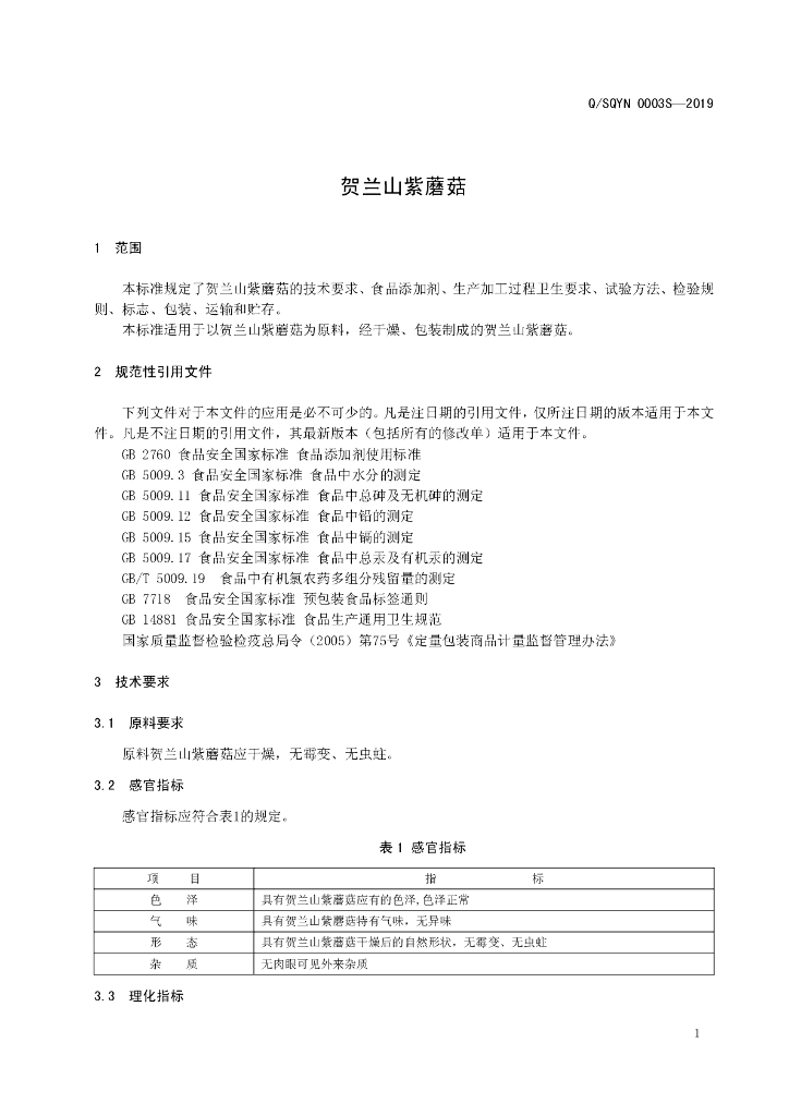 Q/SQYN 0003S-2019 标准预览