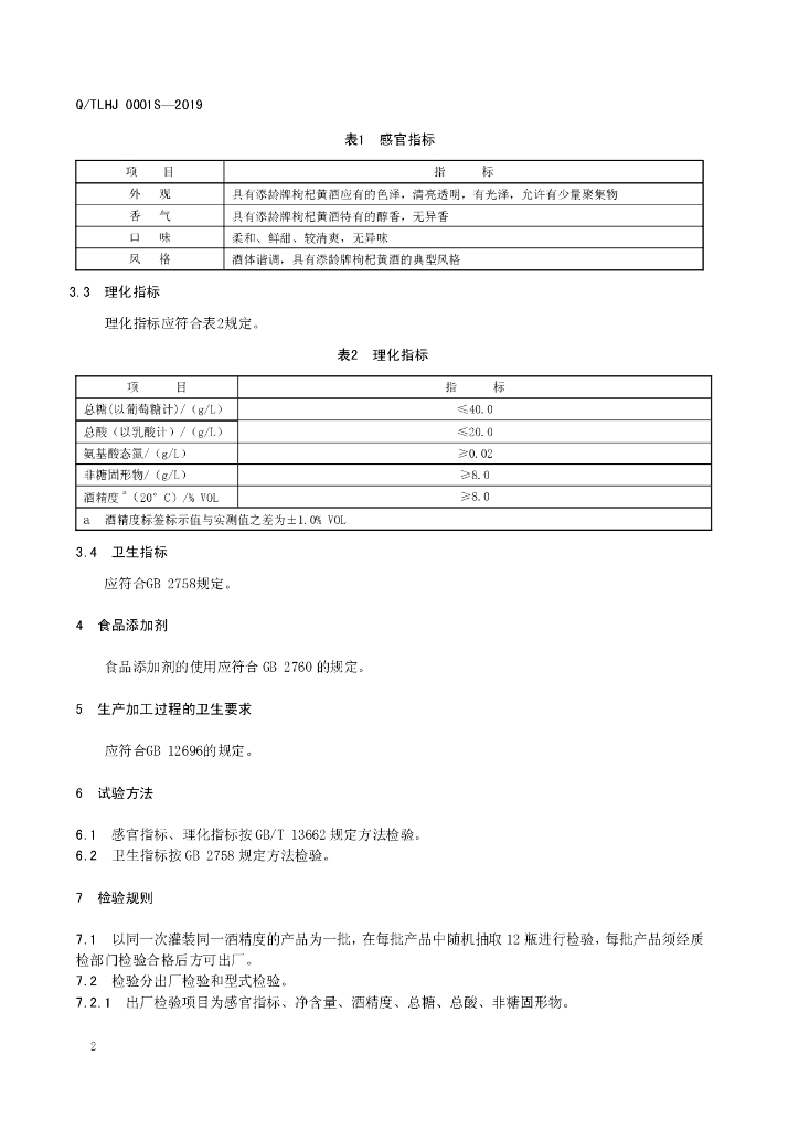 Q/TLHJ 0001S-2019 标准预览