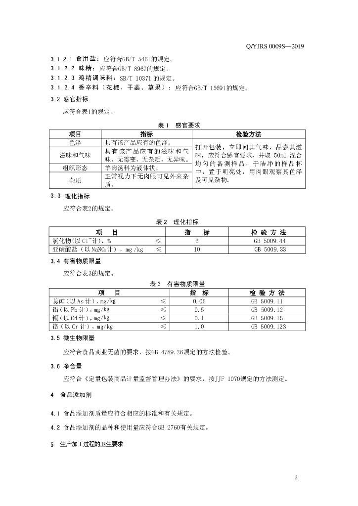 Q/YJRS 0009S-2019 标准预览