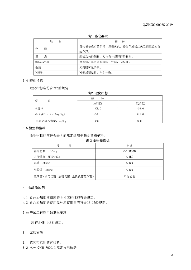 Q/ZKGQ 0008S-2019 标准预览