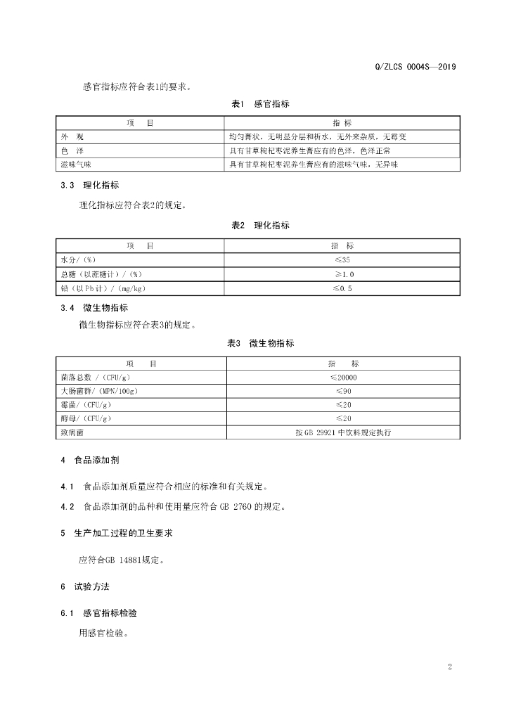 Q/ZLCS 0004S-2019 标准预览