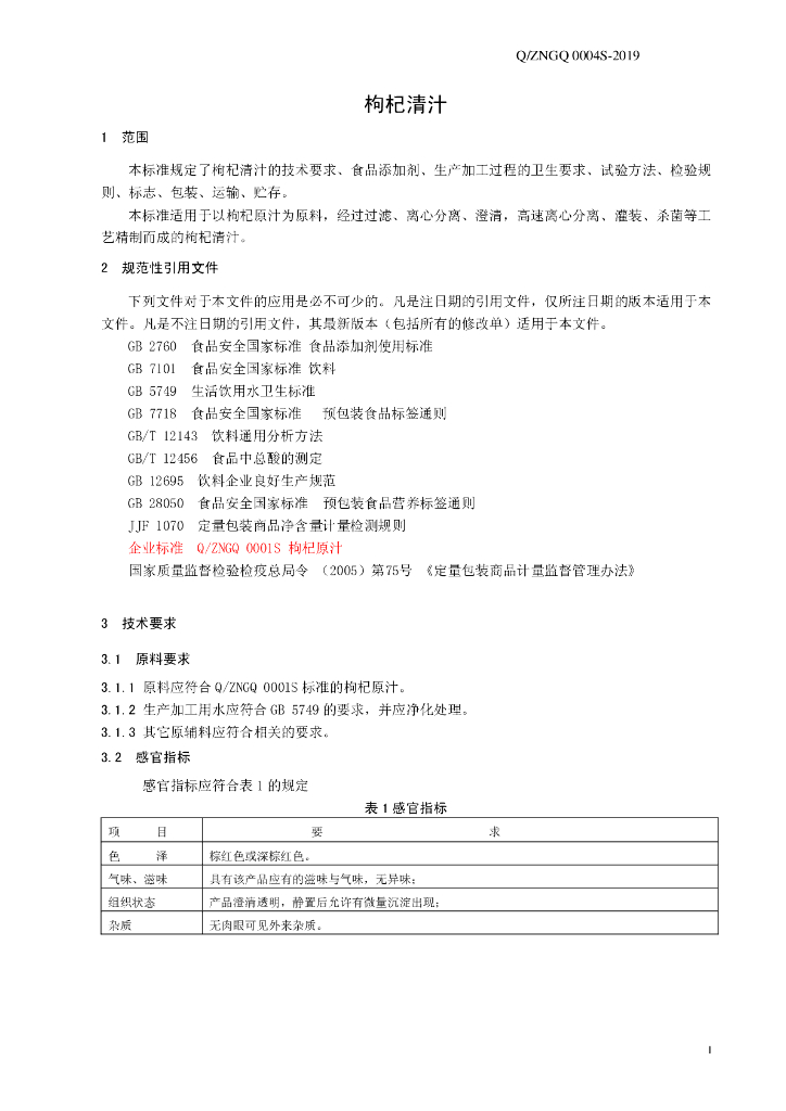 Q/ZNGQ 0004S-2019 标准预览