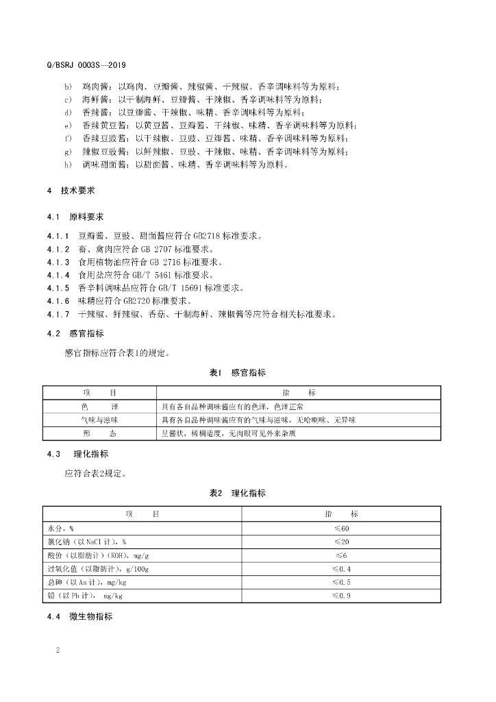 Q/BSRJ 0003S-2019 标准预览