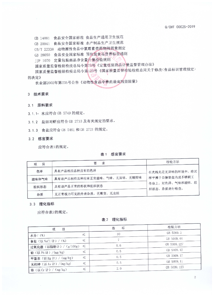 Q/CHT 0002S-2019 标准预览