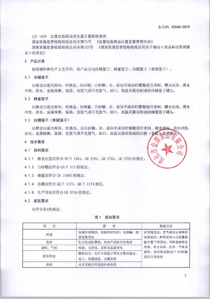 Q/ZJYL 0004S-2019 标准预览