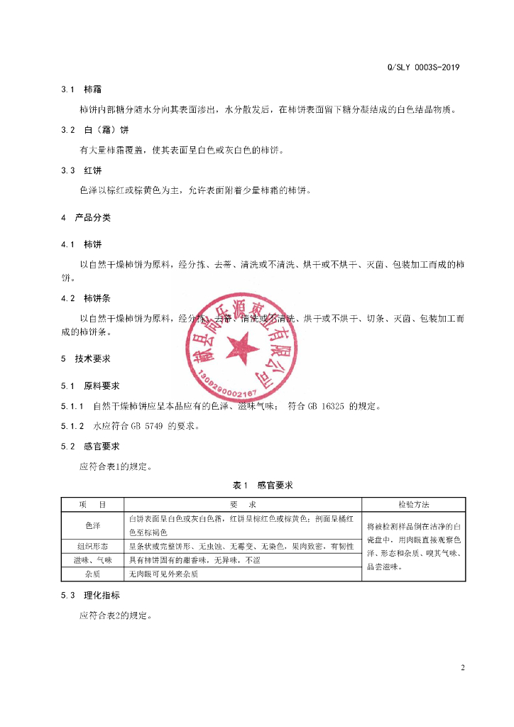 Q/SLY 0003S-2019 标准预览