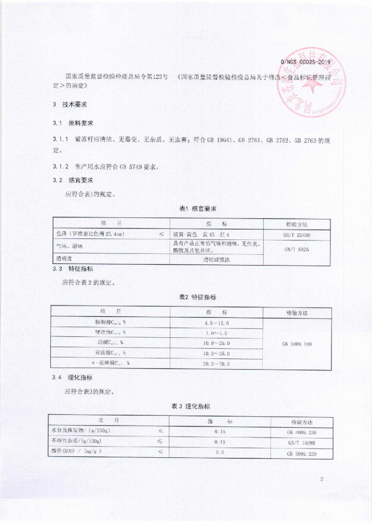 Q/NCS 0002S-2019 标准预览