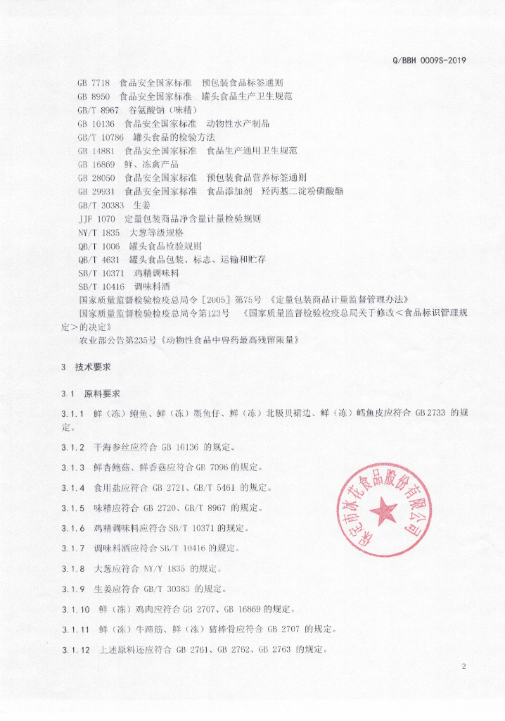 Q/BBH 0009S-2019 标准预览