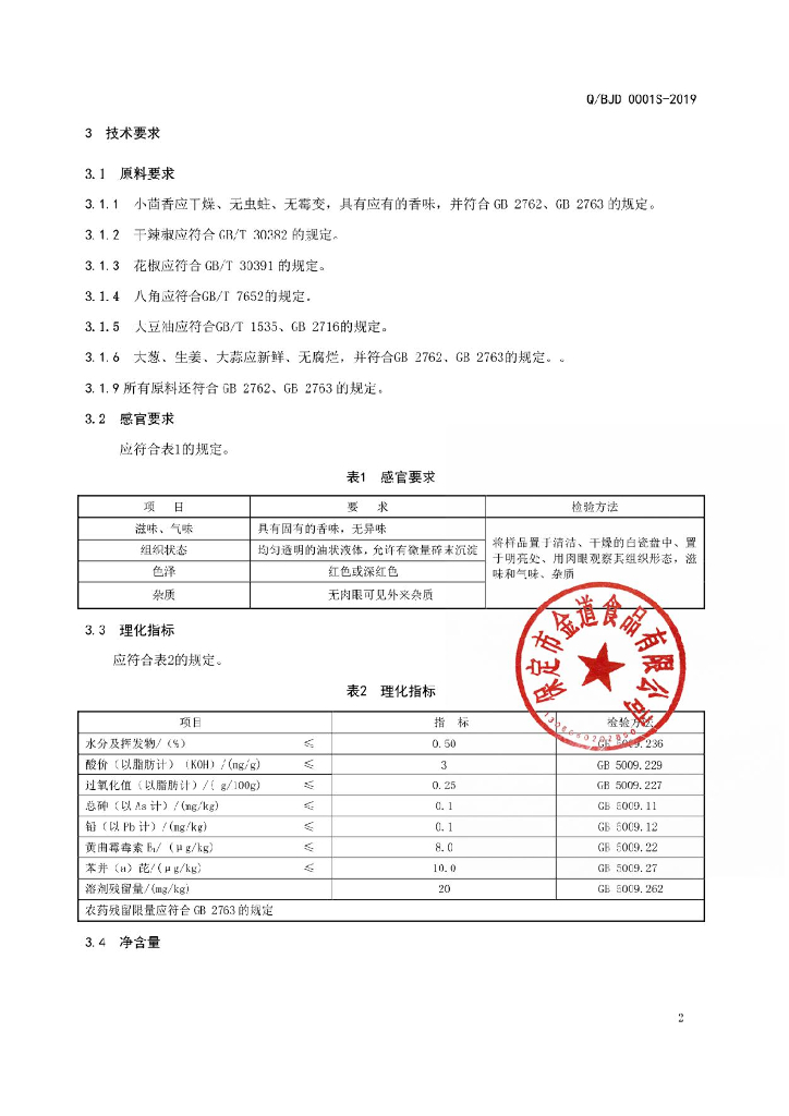 Q/BDJ 0001S-2019 标准预览