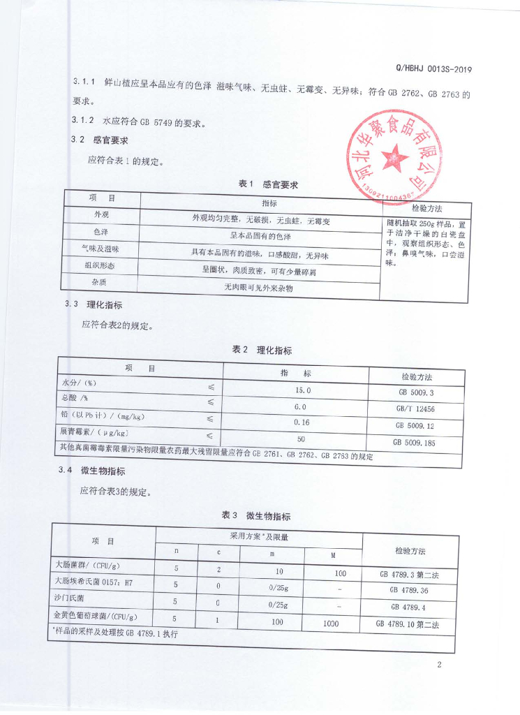 Q/HBHJ 0013S-2019 标准预览