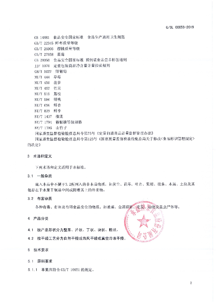 Q/SL 0005S-2019 标准预览