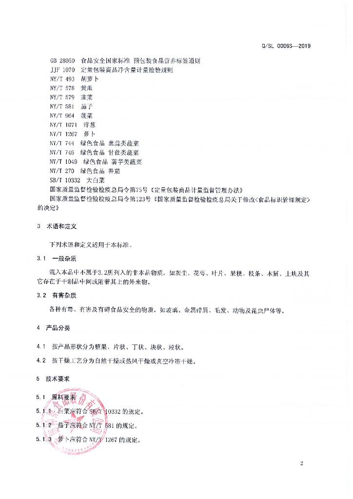 Q/SL 0006S-2019 标准预览