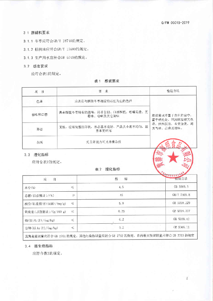 Q/FM 0001S-2019 标准预览