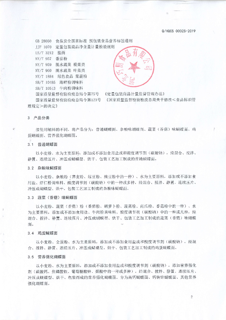 Q/HQCS 0002S-2019 标准预览