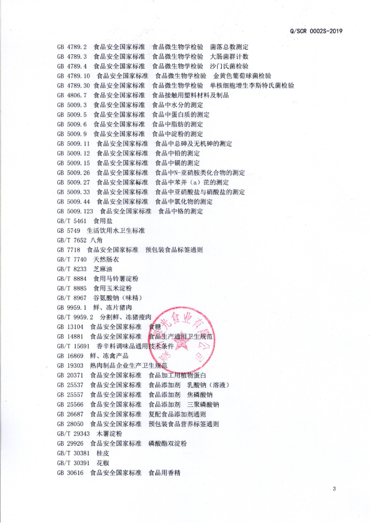 Q/SCR 0002S-2019 标准预览