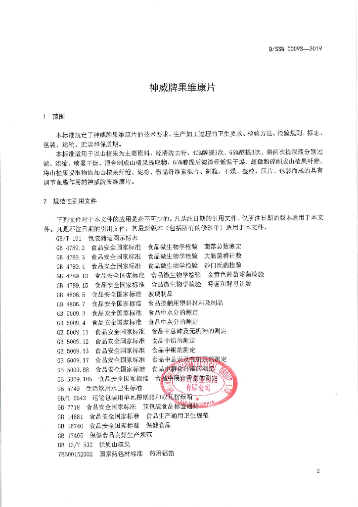 Q/SSW 0009S-2019 标准预览