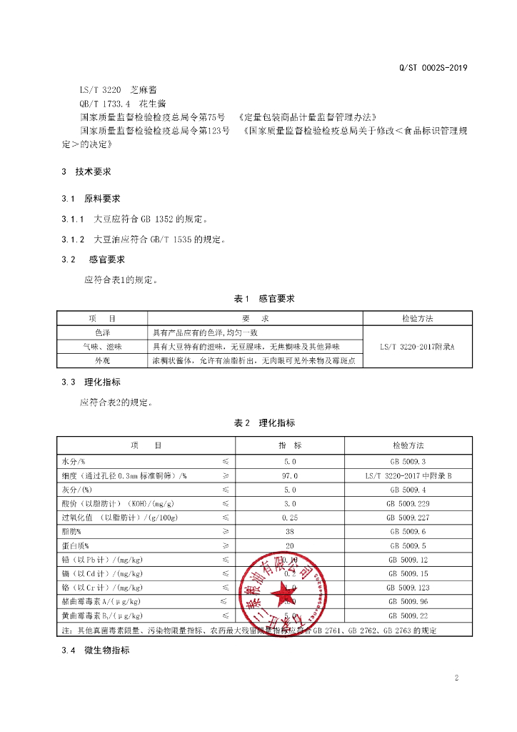 Q/ST 0002S-2019 标准预览