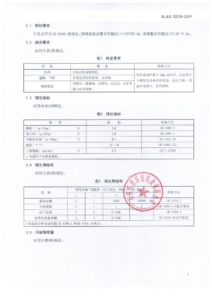 Q/JLB 0021S-2019 标准预览