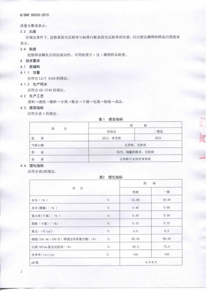 Q/SKR 0002S-2015 标准预览