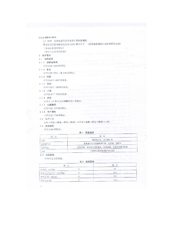 Q/LJJ 0001S-2015 标准预览