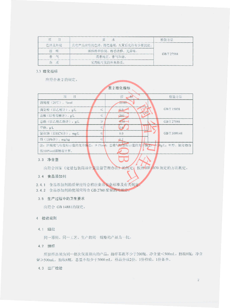 Q/YFK 0006S-2015 标准预览