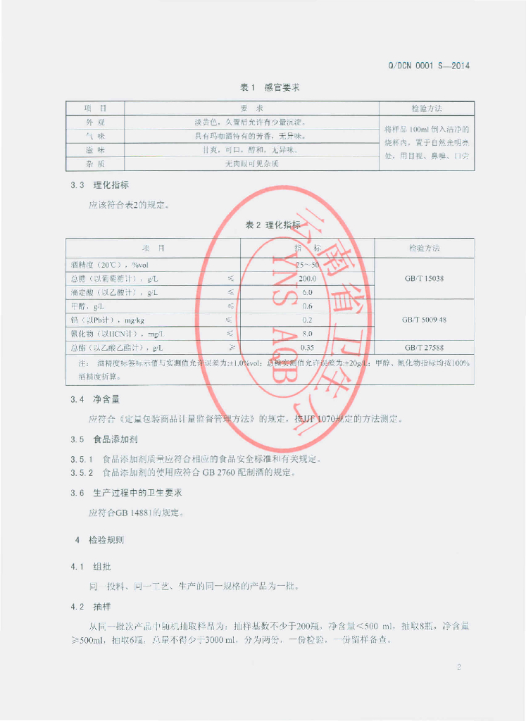 Q/DCN 0001S-2014 标准预览