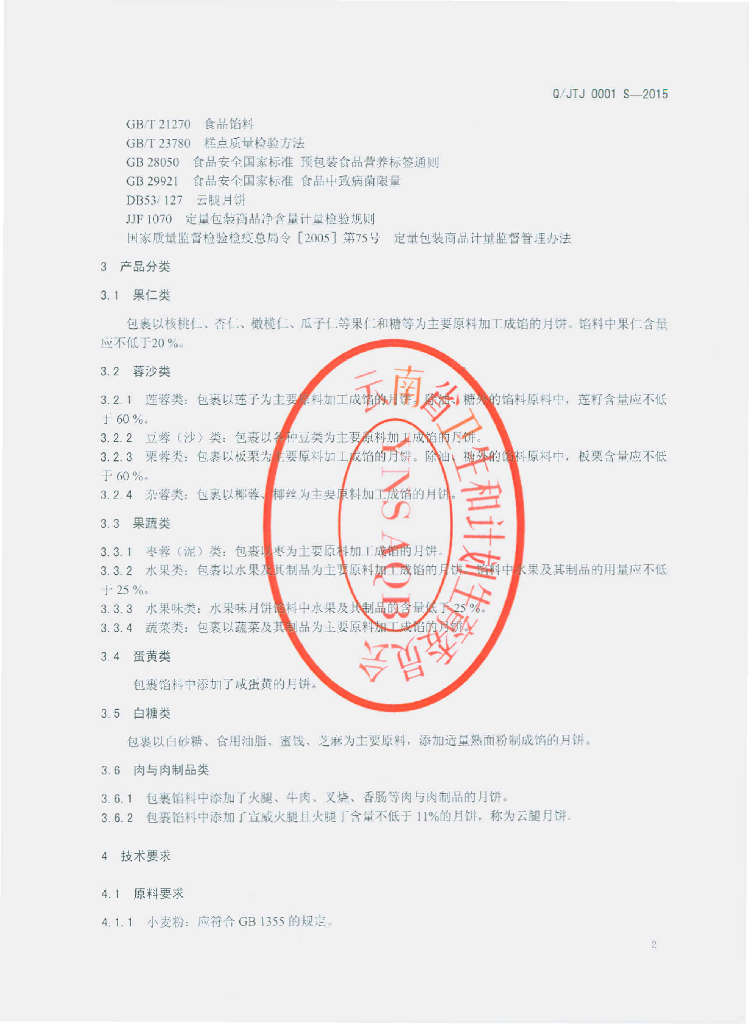 Q/JTJ 0001S-2015 标准预览