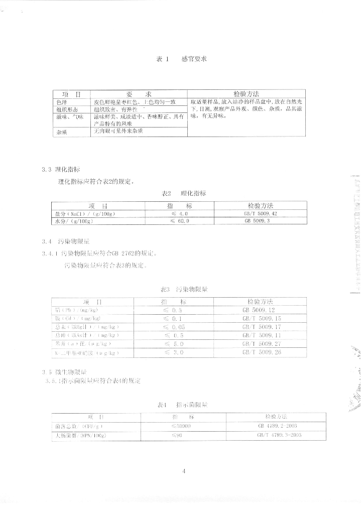 Q/SPYHD 0001-2015 标准预览