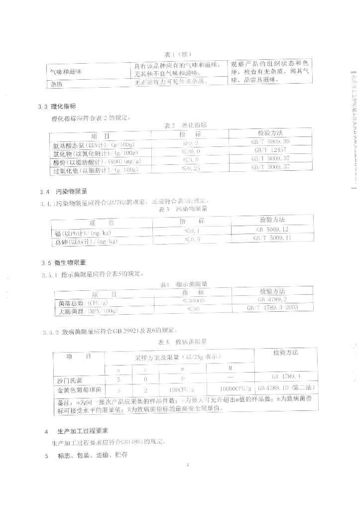 Q/FSSCN 0002-2014 标准预览