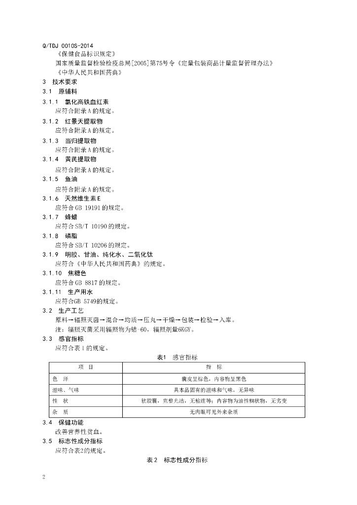Q/TDJ 0010S-2014 标准预览