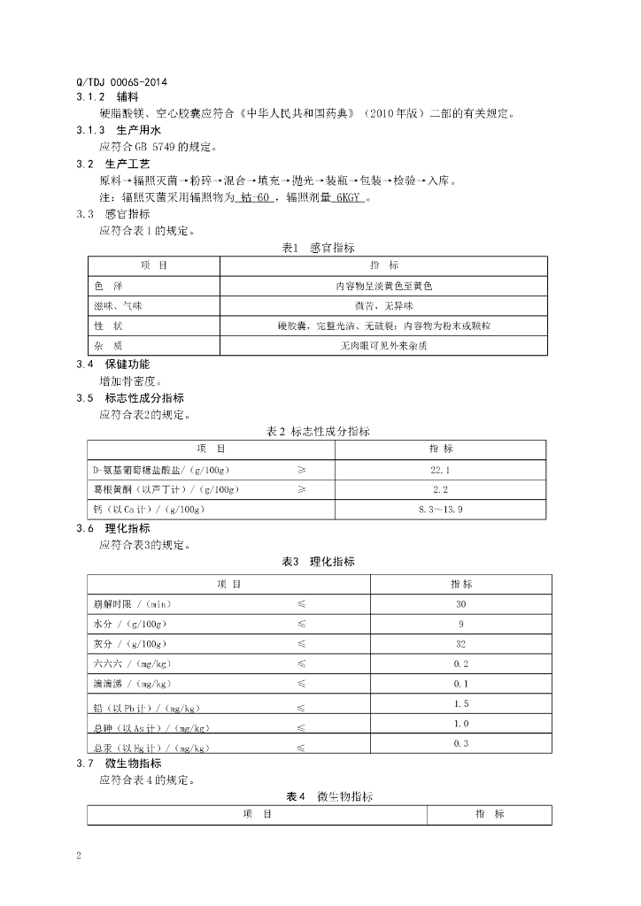 Q/TDJ 0006S-2014 标准预览