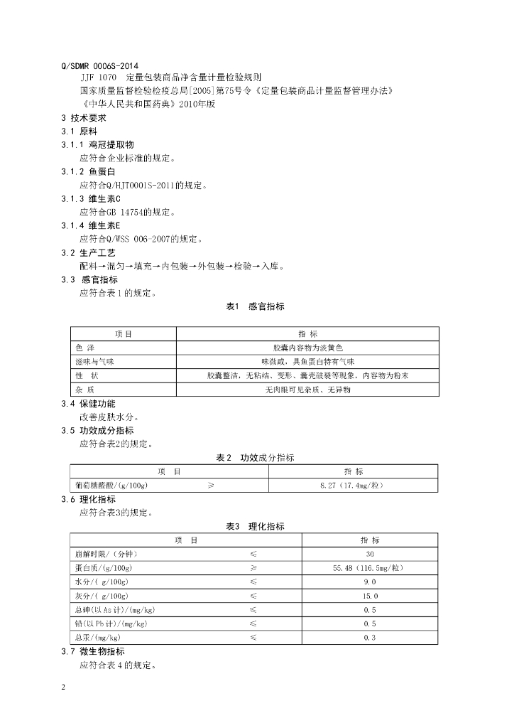 Q/SDMR 0006S-2014 标准预览