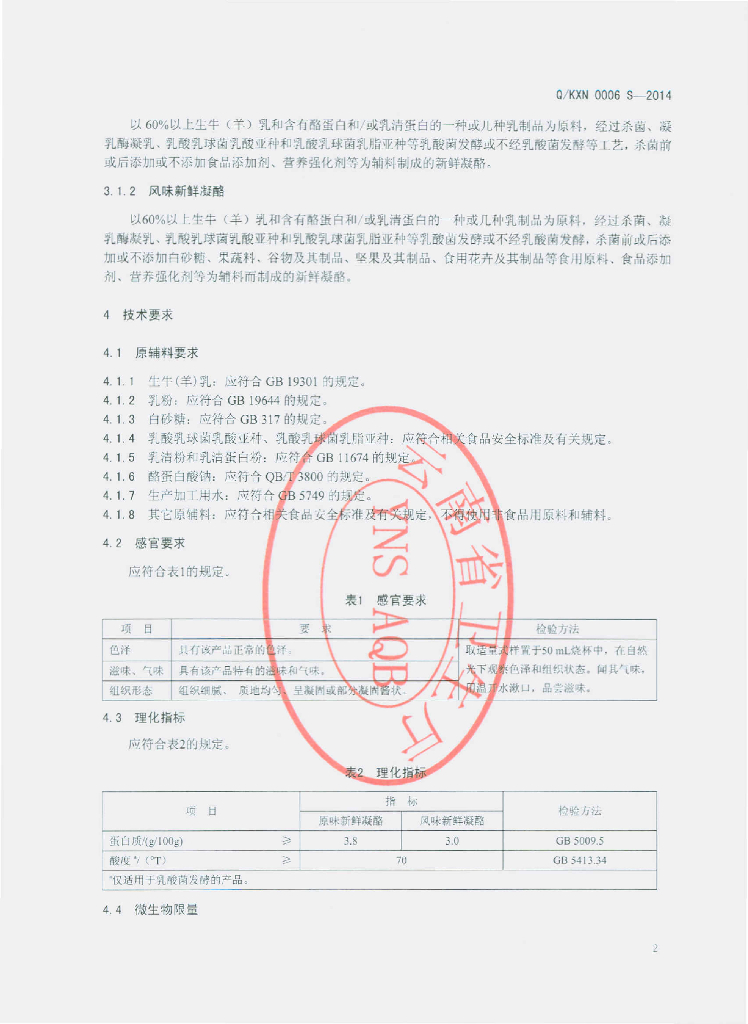 Q/KXN 0006S-2014 标准预览
