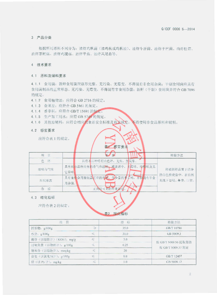 Q/CCF 0006S-2014 标准预览