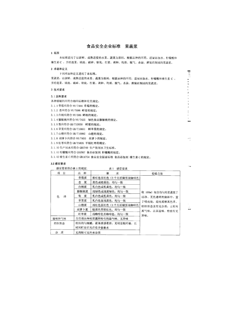 Q/PGTHX 0001-2014 标准预览
