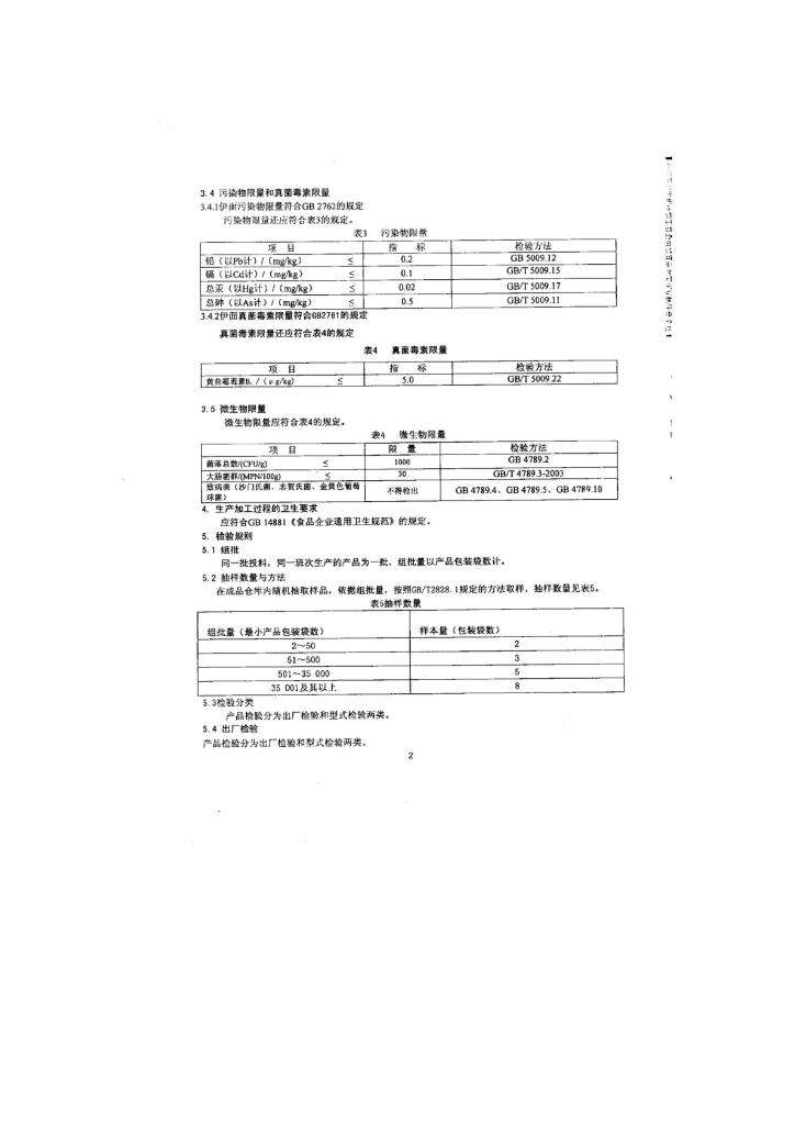 Q/MYSJL 0002-2013 标准预览