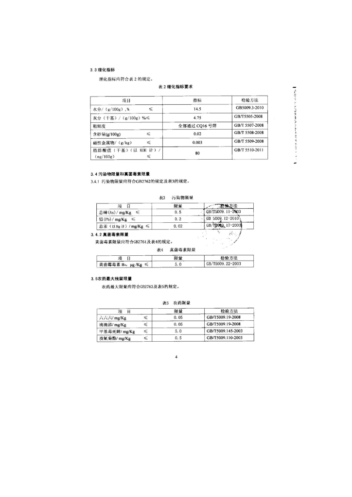 Q/CYNZF 0001-2014 标准预览