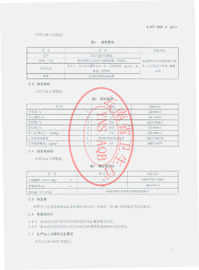 Q/SYT 0001S-2014 标准预览