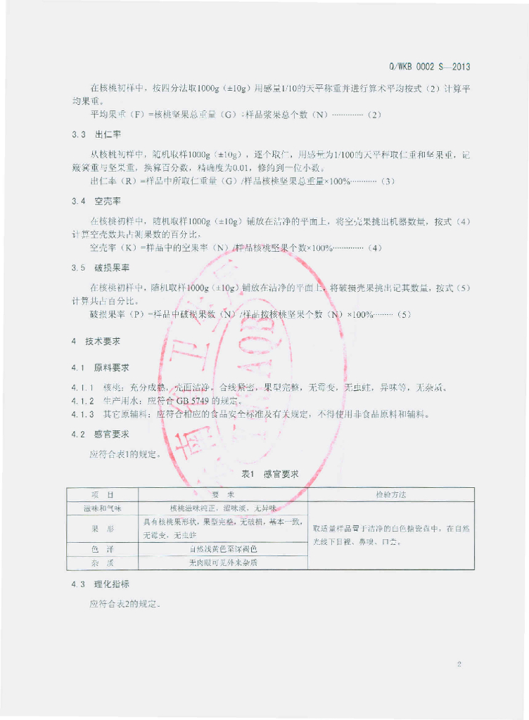 Q/WKB 0002S-2013 标准预览