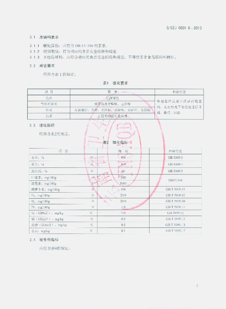 Q/GZJ 0001S-2013 标准预览