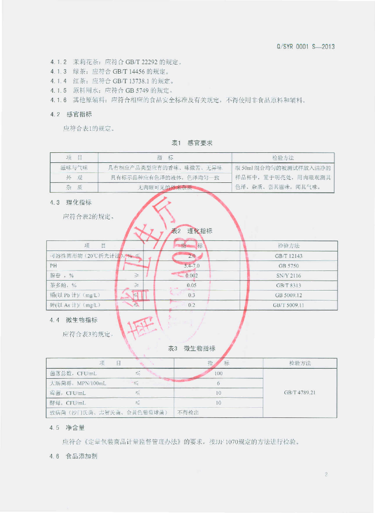 Q/SYR 0001S-2013 标准预览