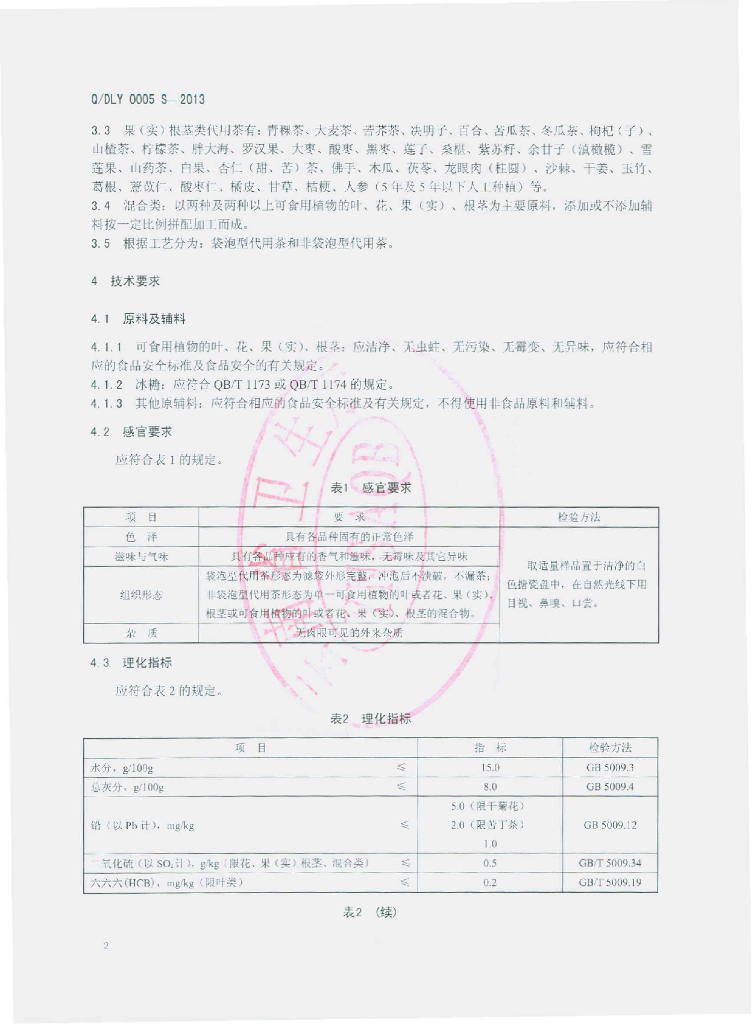 Q/DLY 0005S-2013 标准预览