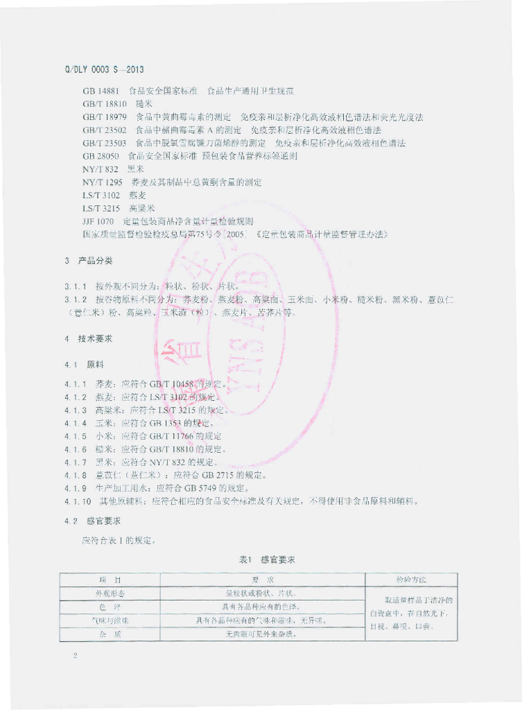 Q/DLY 0004S-2013 标准预览